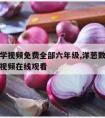 洋葱数学视频免费全部六年级,洋葱数学六年级下册视频在线观看