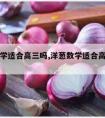 洋葱数学适合高三吗,洋葱数学适合高三学生吗