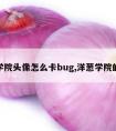 洋葱学院头像怎么卡bug,洋葱学院的头像