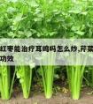 芹菜加红枣能治疗耳鸣吗怎么炒,芹菜加红枣有什么功效