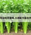 小孩可以吃芹菜吗,小孩能不能吃芹菜吗