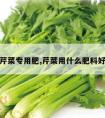 芹菜专用肥,芹菜用什么肥料好