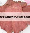 牛肉丝炒什么菜谱大全,牛肉丝怎样炒最好吃