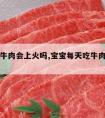 宝宝吃牛肉会上火吗,宝宝每天吃牛肉会上火吗