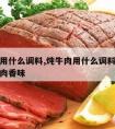 炖牛肉用什么调料,炖牛肉用什么调料炖出来的肉有肉香味