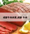 成都牛肉肉算,成都 牛肉