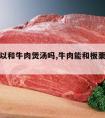 板栗可以和牛肉煲汤吗,牛肉能和板栗一起炖汤喝吗