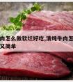 清炖牛肉怎么做软烂好吃,清炖牛肉怎么做软烂好吃又简单