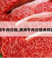 澳洲牛肉价格,澳洲牛肉价格表和图片