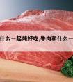 牛肉和什么一起炖好吃,牛肉和什么一起炖好吃又美