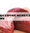 哺乳期能吃五香牛肉吗,哺乳期能吃五香牛肉吗不放辣椒