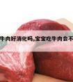 宝宝吃牛肉好消化吗,宝宝吃牛肉会不会不消化