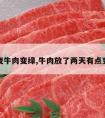 隔夜牛肉变绿,牛肉放了两天有点变绿