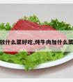 炖牛肉放什么菜好吃,炖牛肉加什么菜最好吃