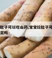 宝宝拉肚子可以吃山药,宝宝拉肚子可以吃山药苹果泥吗