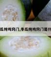 冬瓜炖鸡窍门,冬瓜炖鸡窍门是什么