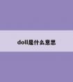 doll是什么意思