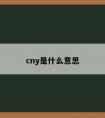 cny是什么意思