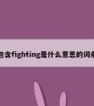 包含fighting是什么意思的词条