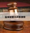 盐城请重大刑事律师