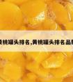 黄桃罐头排名,黄桃罐头排名品牌