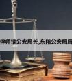 东阳律师请公安局长,东阳公安局局领导