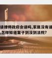 家属没请律师政府会请吗,家属没有请律师的情况下,怎样知道案子到没到法院?