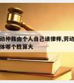 集体劳动仲裁由个人自己请律师,劳动仲裁个人和集体哪个胜算大