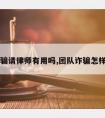 团队诈骗请律师有用吗,团队诈骗怎样分责任