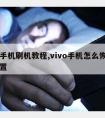 安卓手机刷机教程,vivo手机怎么恢复出厂设置