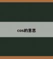 cos的意思