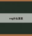 reg什么意思