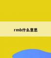 rmb什么意思