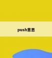 push意思