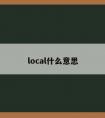 local什么意思